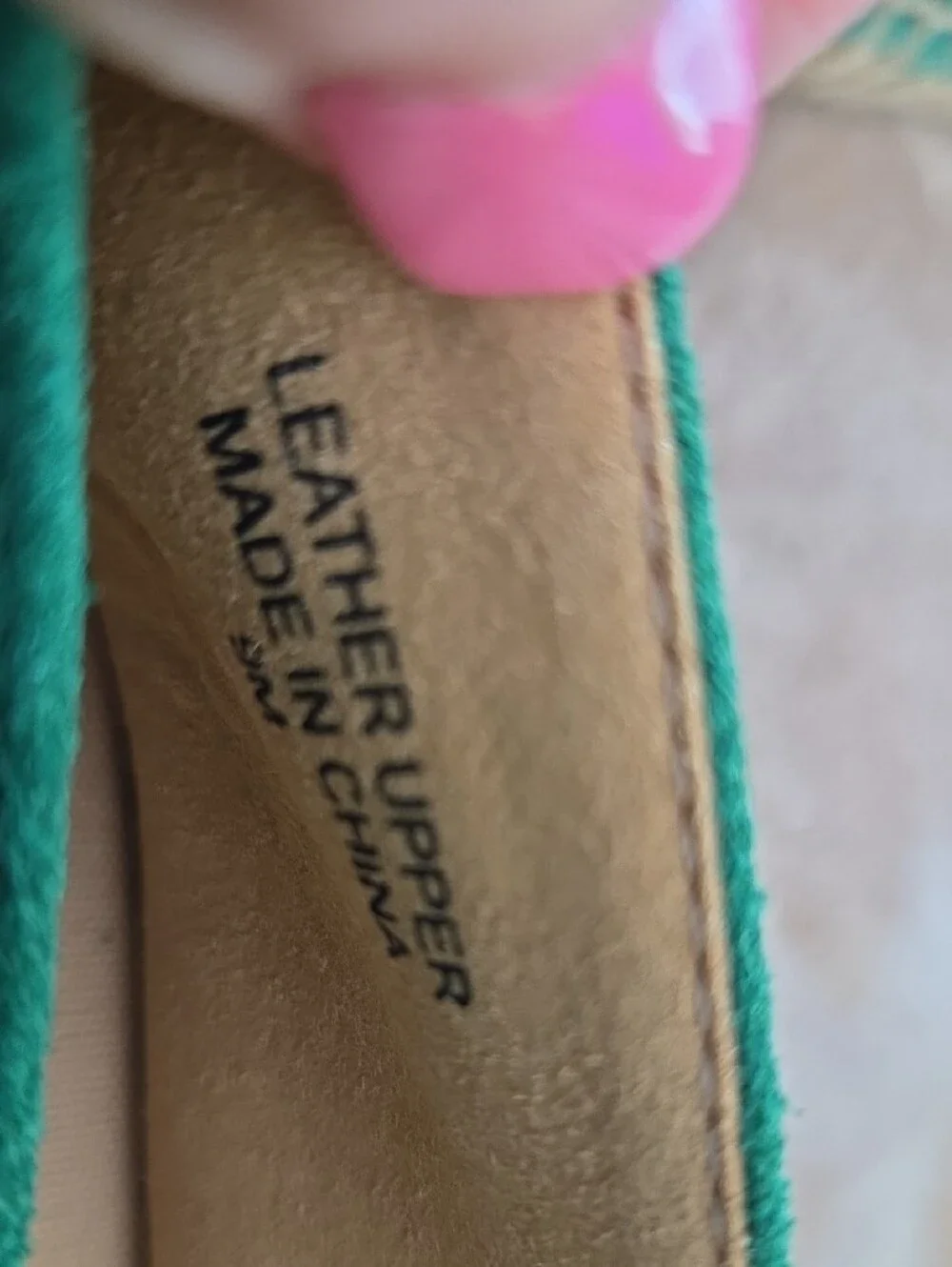 Nwot Talbots Emerald Green Suede Knot Espadrille Loafers
